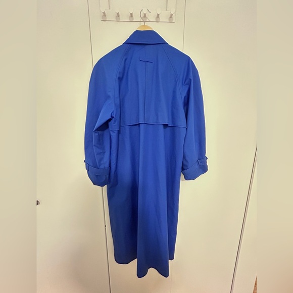 Vintage Klein Blue Trench Coat - Picture 3 of 7